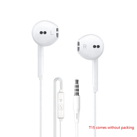 Prix de gros Écouteurs filaires basiques avec microphone, accessoires pour écouteurs de type C 3,5 mm, écouteurs intra-auriculaires stéréo