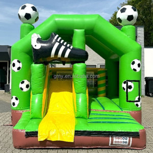 GMY Inflatables <span class=keywords><strong>Location</strong></span> de matériel de fête Château gonflable vert avec toboggan combiné Jeux gonflables pour événements - Product Image 2