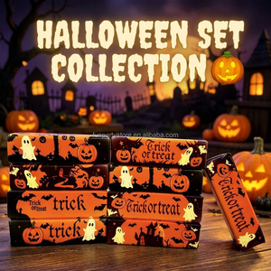 Nouveaux Squishies en verre Citrouille et Fantôme d'Halloween - Emballage PVC transparent - Rebond lent, extra collant - Produit phare et best-seller sur internet - Product Image 6