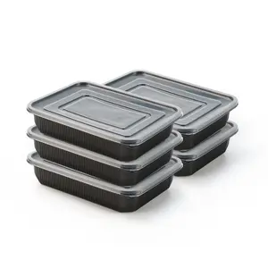 Bán buôn lò vi sóng an toàn lấy đi đóng gói thực phẩm container Stackable nhựa cấp thực phẩm đưa ra container