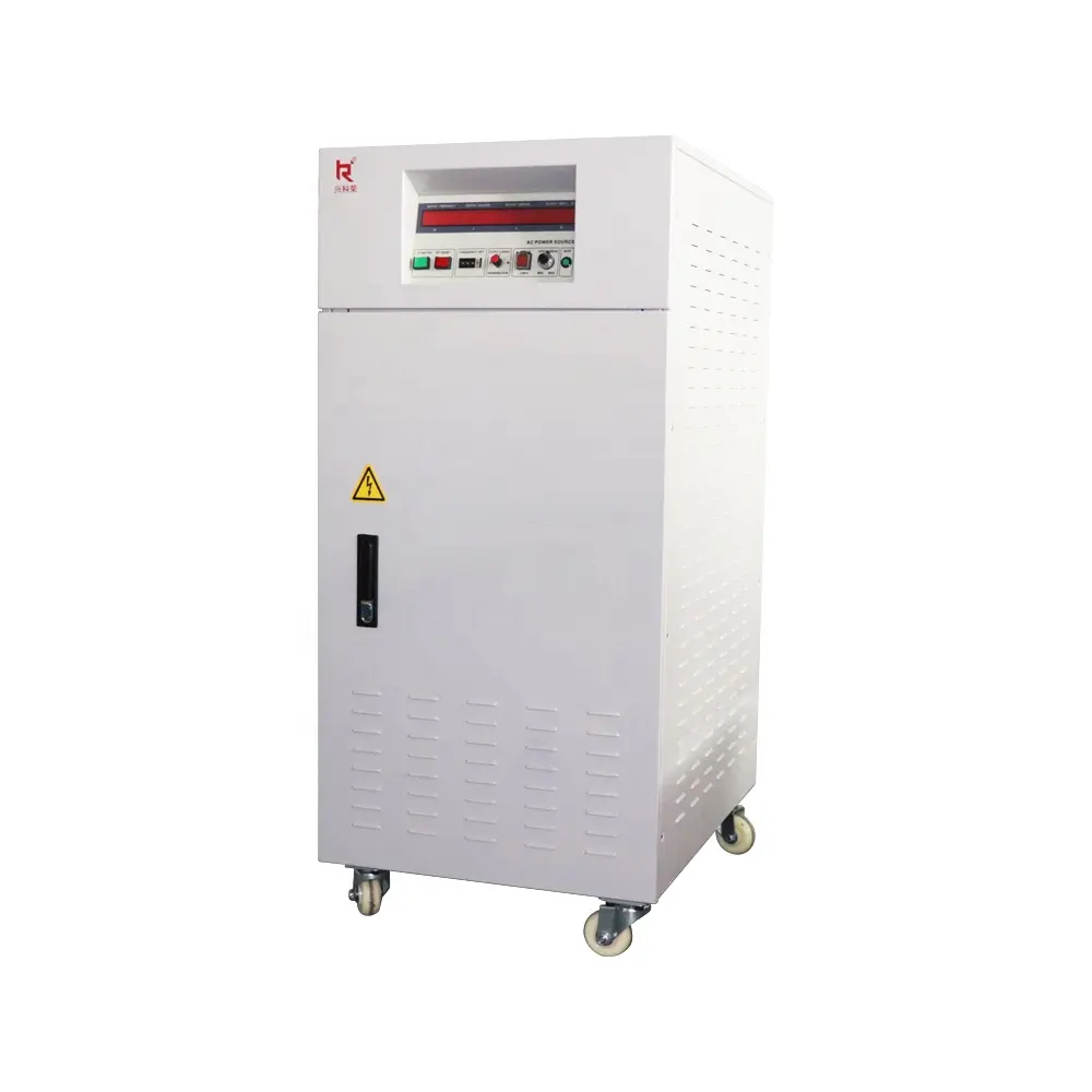 מתח משתנה 80kva 60Hz עד 50hz ממיר תדר סטטי ספק כוח AC לבדיקת אלקטרוניקה וציוד תעופה