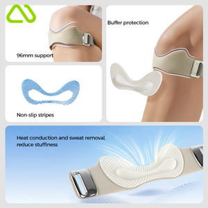 Adjustable Lightweight <strong>Silicone</strong> <strong>Antibacterial</strong> Knee Brace Patella Strap Custom Size Tendon Stabilizer Support Band Spring - Product Image 6