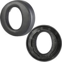 Coussinets d'oreille de remplacement en cuir protéiné et mousse à mémoire de forme pour casque PS4 Platinum Wireless 4 CECHYA-0090