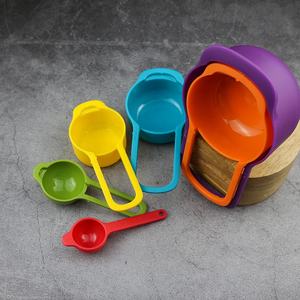 2020 New Arrival Colorful Kitchenware Biodegradable Recycled Plastic Measuring löffel set von 6 - Product Image 5
