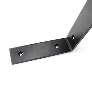 Support d'étagère en L Hanlinchang en acier au carbone, fixation murale à angle droit pour cloison, durable - Product Image 1