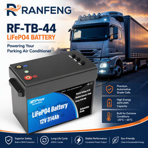 Paket Baterai LiFePO4 25.6V 150Ah 3.84kWh, Starter Truk, AC Parkir, Daya Starter, IP67 - Product Image 1