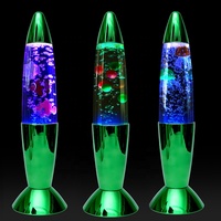 Offre Spéciale Promotion nouveauté couleur bulle poisson château d'eau LED Table veilleuse colorée méduse lave lampe fusée