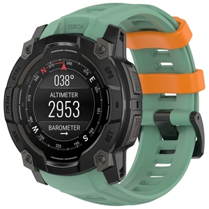 <span class=keywords><strong>Correa</strong></span> de <span class=keywords><strong>reloj</strong></span> de silicona deportiva resistente de repuesto tipo original para <span class=keywords><strong>reloj</strong></span> Garmin Instinct 3 - Product Image 2