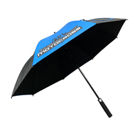 Parapluie de golf de haute qualité, 30 pouces, 8 baleines, ouverture automatique, impression intégrale, protection UV, avec impression de logo
