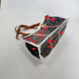 Bolsas de Compras Reutilizables de Lujo Personalizables 2026, Bolsas de Mano de PP Tejido para Mujer, Asas de Tela de Algodón, Tamaño Mediano para Supermercado - Product Image 4