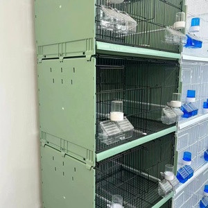 202 vendita calda di alta qualità impilabile da riproduzione uccelli gabbia per uccelli grande gabbia in metallo gabbia per uccelli - Product Image 4
