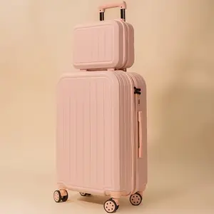 High Quality Hard Shell Suitcase Set Travel Luggage Set with TSA Lock 4 Wheels Spinner ABS Trolley Luggage Set