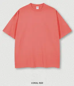 Blank Cotton Street Wear Vintage Tshirt Oversized Drop Shoulder T-shirt Custom High Quality Printing Heavy Weight Mens T Shirt