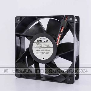 พัดลมดีซี Nmb 120 มม. 24V 1.20A 4715VL-05W-B76 พัดลมระบายความร้อนอินเวอร์เตอร์ - Product Image 1