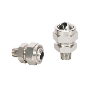 36725 Nuevo Conector Giratorio de Bola Ajustable de Acero Inoxidable 304, Accesorios de Conexión con Rosca de 1/4*1/4, Ángulo de Rociado de 0-110 Grados - Product Image 6