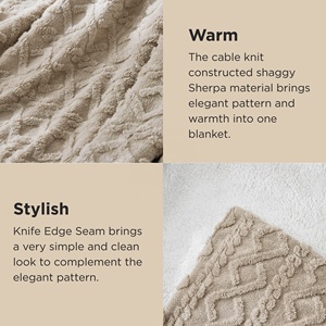 Bindi floue doux confortable Beige couverture jeter Pet chat sauge <span class=keywords><strong>vert</strong></span> polaire couvertures jette pour canapé canapé-<span class=keywords><strong>lit</strong></span> - Product Image 4