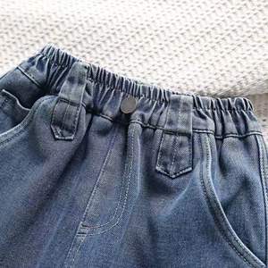 Vente en gros de pantalons d'hiver épais en coton pour enfants jeans baggy en denim pour garçons de <span class=keywords><strong>12</strong></span> <span class=keywords><strong>ans</strong></span> pantalons d'hiver en cachemire pour enfants - Product Image 4