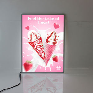 Marco Rectangular <span class=keywords><strong>de</strong></span> Aluminio, Pantalla LED <span class=keywords><strong>de</strong></span> Alto Brillo para Menús, Caja <span class=keywords><strong>de</strong></span> Luz Publicitaria Retroiluminada para Restaurantes <span class=keywords><strong>de</strong></span> Comida Rápida, Interior - Product Image 4