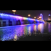Fuente de Agua Musical con Garantía de 2 Años, Buen Precio, Puente de Agua con Luz LED que Cambia de Color, Control de Programa DMX512, Música
