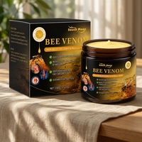 Crème apaisante pour les douleurs articulaires et musculaires au venin d'abeille avec vitamine E |   Soulagement rapide de l'arthrite et des douleurs dorsales |   Formule Détox