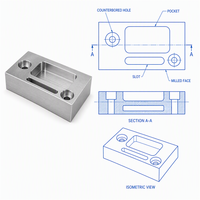 Services de tournage et d'usinage CNC personnalisés pour les bras robotiques, anodisation de l'aluminium, pièces usinées CNC en acier inoxydable