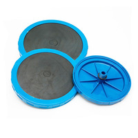 Membrane en caoutchouc diffuseur d'air traitement des eaux usées microbulle diffusion d'air aération disque à fines bulles