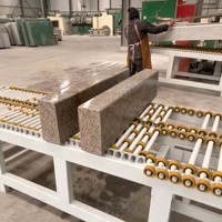 Machine automatique de meulage et de chanfreinage de pavés en béton, polisseuse pour granit et marbre