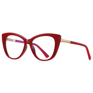 TR90 Anti Blue Light Women Reading <strong>Glasses</strong> 2024 Oversized Cat Eye <strong>Glasses</strong> Frames Female <strong>Fashion</strong> - Product Image 4
