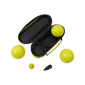 Ensemble <span class=keywords><strong>de</strong></span> <span class=keywords><strong>boules</strong></span> <span class=keywords><strong>de</strong></span> pétanque colorées personnalisées avec 3 <span class=keywords><strong>boules</strong></span> jaunes pour l'exercice physique en plein air et option <span class=keywords><strong>de</strong></span> logo personnalisé - Product Image 2