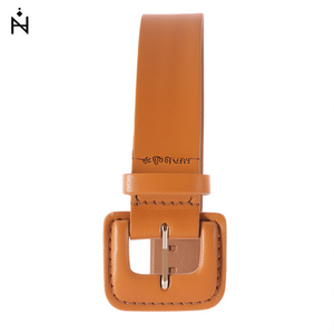 Cintura in Pelle PU con Fibbia Quadrata 4Cm Moda Casual per Uomo e Donna - Product Image 1