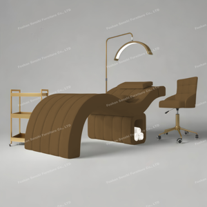 Giường spa làm đẹp lông mi cao cấp, đệm cong, giường salon làm đẹp, đệm lông mi, đệm mút hoạt tính sóng - Product Image 3