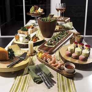 Grands bols à salade en bois Bol à salade en bois massif - Product Image 4