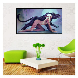 <span class=keywords><strong>Peinture</strong></span> au diamant 5D personnalisée DIY, motif Fille <span class=keywords><strong>Panthère</strong></span>, pour décoration intérieure - Product Image 1