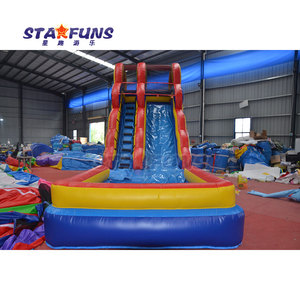 Glissière gonflable commerciale de PVC de glissière d'eau de <span class=keywords><strong>location</strong></span> de partie de toboggan gonflable bon marché <span class=keywords><strong>avec</strong></span> la maison de rebond de <span class=keywords><strong>piscine</strong></span> à vendre - Product Image 2