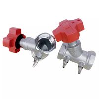 Vanne d'équilibrage manuelle en acier inoxydable 304, taille de port 3/4 po, pour le contrôle de la pression de l'eau