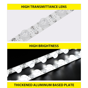 Barre LED Edgelight 28,8W DC24V 18LED/m IP20 45×15 °   Pour boîtes lumineuses double face de 80-250 mm, garantie de 7 ans - Product Image 3