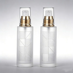 Flacons en verre ambré pour cosmétiques, contenants vides pour lotion, sérum, huile, avec pompe, 20 ml, 30 ml, 40 ml, 50 ml, 60 ml - Product Image 4
