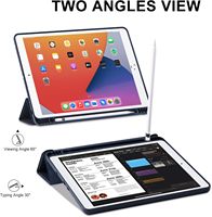Étui universel pour tablette avec design ergonomique et mode d'entrée à 30 degrés, ajustement parfait pour les tablettes de 9e/8e/7e génération