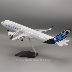 Новинка, подарки, 47 см, крупномасштабная модель самолета 1:80 A320 Neo с колесами - Product Image 5