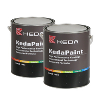 Peinture automobile KEDA, marque chinoise, meilleure qualité, couleurs unies/pearl/métalliques, 1K/2K, usine