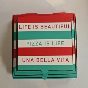 Venta al por mayor embalaje de papel impresión triángulo <span class=keywords><strong>Mini</strong></span> Pizza personalizada Pizza rebanada caja - Product Image 5