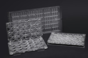Moldes cuadrados de chocolate de 10G para hornear, confitería, grado alimenticio, desechables, seguros, ecológicos, gran oferta - Product Image 3