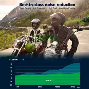 Intercom pour casque de moto V6, 1 paire, portée 1200M, interphone duplex, casque avec batterie, talkie-walkie pour casque de moto - Product Image 4