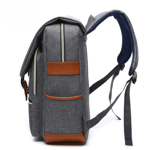 Bolso <span class=keywords><strong>de</strong></span> libro informal <span class=keywords><strong>de</strong></span> nailon, mochila antirrobo Vintage, hombro, otras mochilas - Product Image 5
