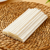 Pailles en papier jetables biodégradables écologiques sans BPA, style anime, rétractables et pliables, pour thé boba, café et fêtes