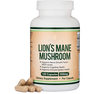 Wholesale Price Private Label Organic Lion's Mane Mushroom Extract Capsules <b>Supplement</b> for Adults 60 Capsules/Bottle - Product Image 1