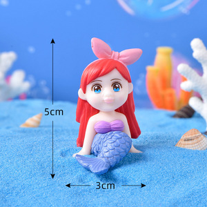 Figuras de Sirena en Miniatura de Plástico, Adornos para Manualidades, Acuario, Pecera, Jardín de Hadas, Accesorios de Escritorio, Decoración - Product Image 6
