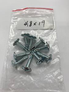 Vis autoforeuse à tête en acier C1022, finition zinguée CR3+, tête en acier modifiée, longueur 19 mm, filetage M4.8, haute qualité - Product Image 6