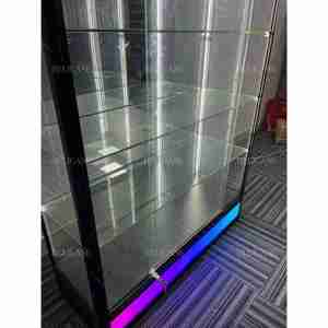 Custom gioiello vetrina vetrina vetrina su misura strato di vendita al dettaglio tabaccheria con luce a strisce led luce - Product Image 6