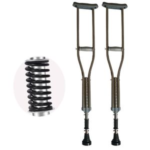 Stainless Steel Crutches Shock Absorbing Lightweight <b>Walking</b> Aid For Elderly And Disabled Mobility Support - Product Image 1